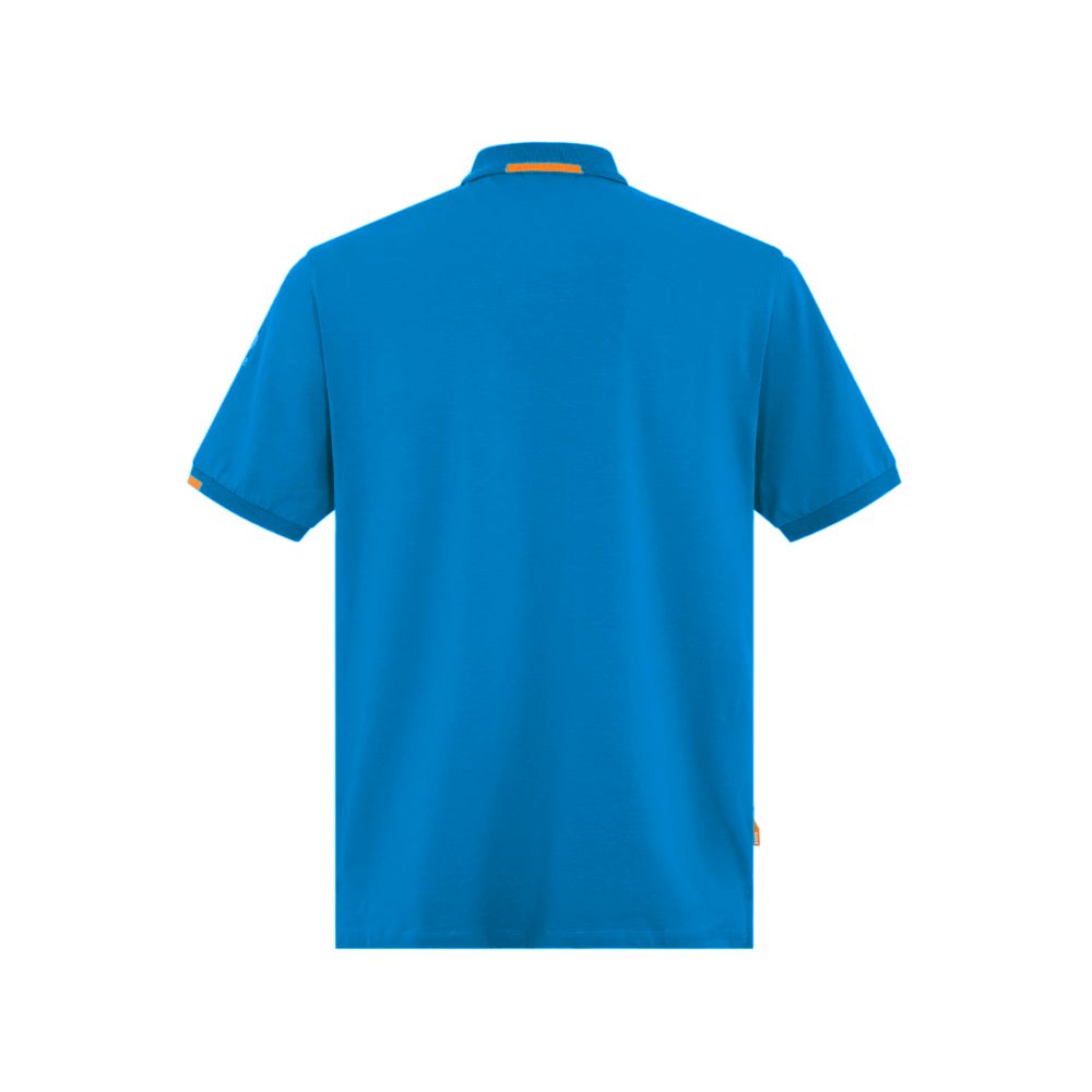 Light Blue Cotton Men Trouser