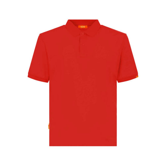 Red Cotton Polo Shirt