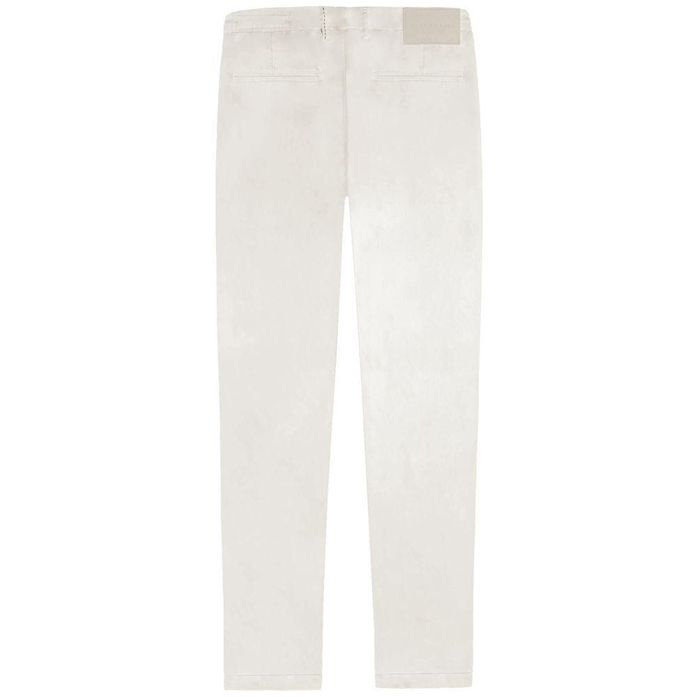 White Cotton Men Jeans