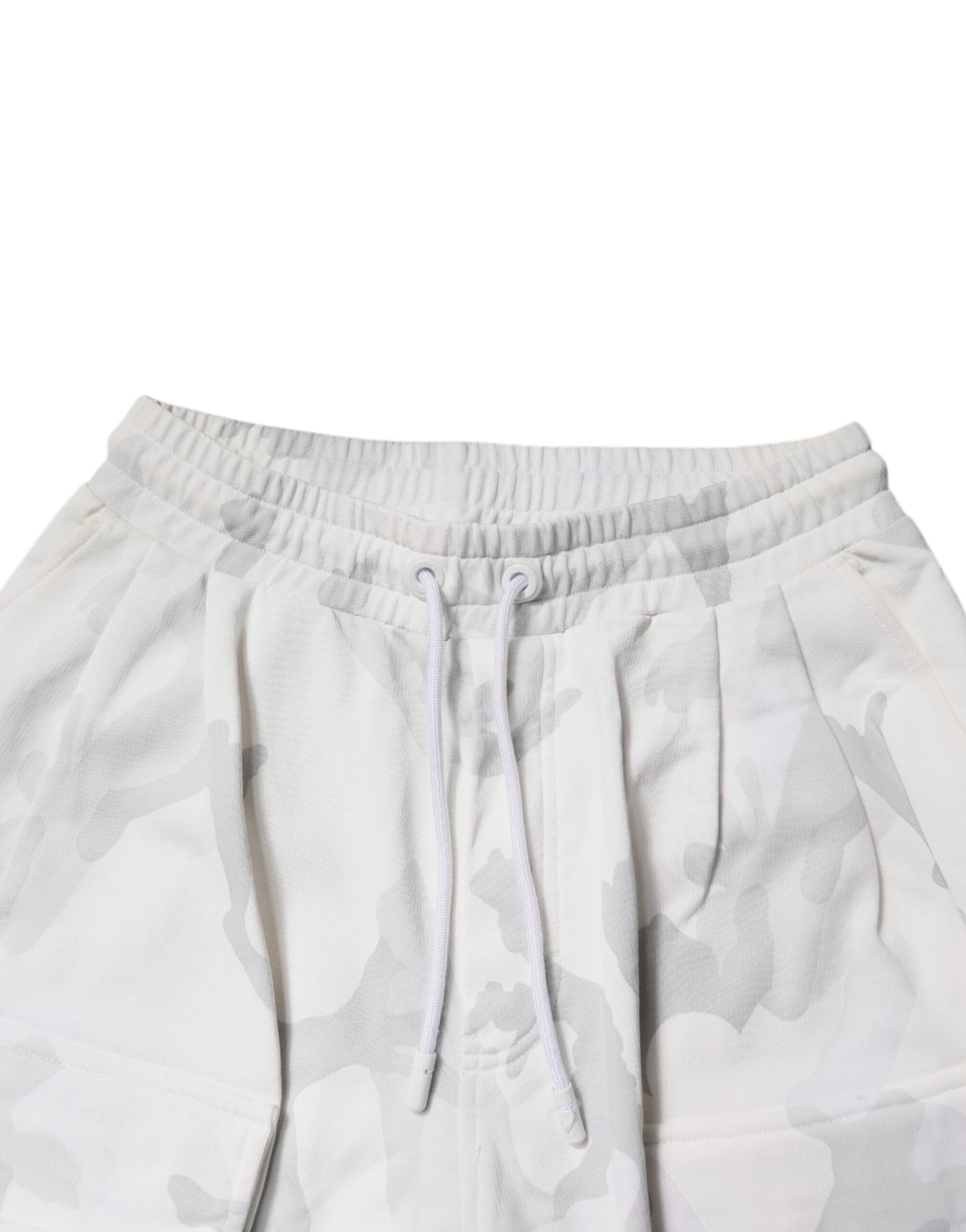 White Camouflage Cargo Jogger Sweatpants Pants