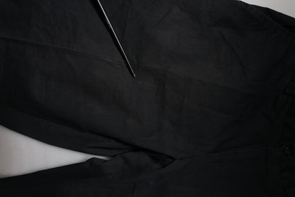 Black Cotton Stretch Skinny Dress Formal Pants