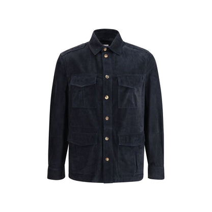Suede leather shirt Jacket