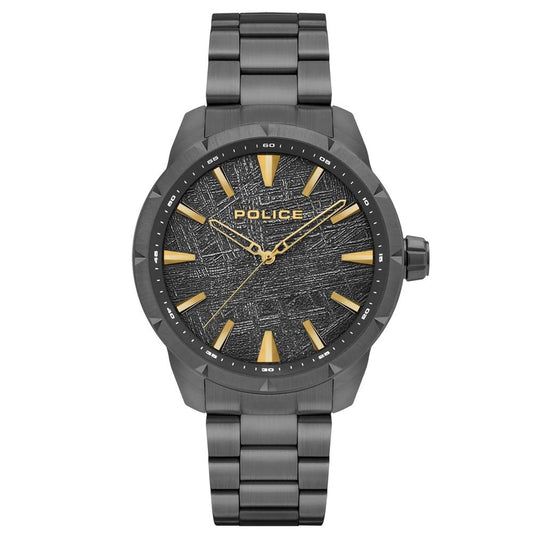 Black Stainless Steel Dress Watch