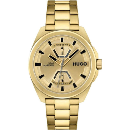 Gold Stainless Steel Watch