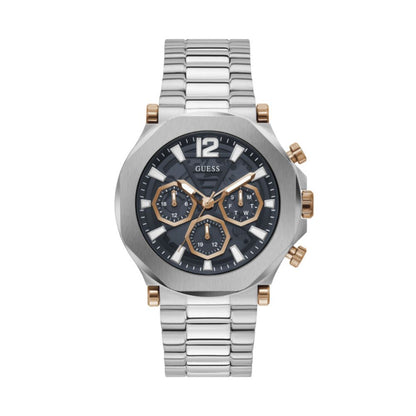 Gray Stainless Steel Dress Watch