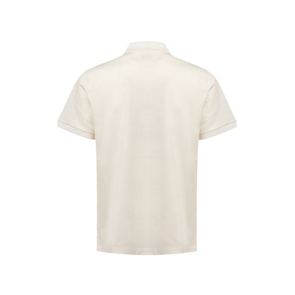 White Cotton Polo Shirt