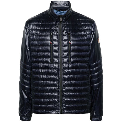 Blue Polyamide Men Jacket