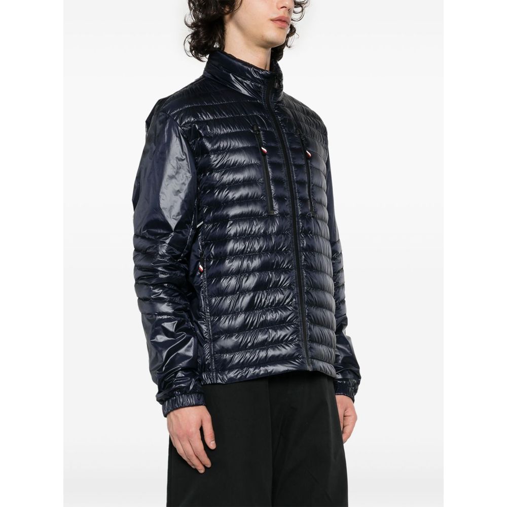 Blue Polyamide Men Jacket