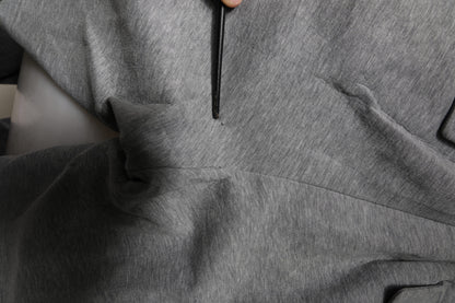 Gray Cotton Cargo Bermuda Sweatshorts Shorts