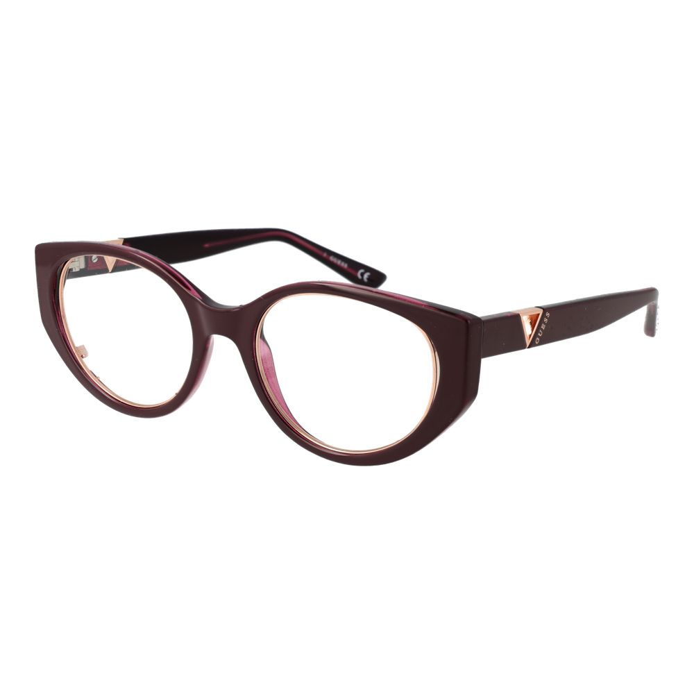 Burgundy Plastic Glasses (Frames)