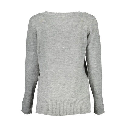 Silver Wool Women Sweater
