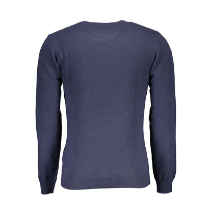 Blue Wool Men's Sweater