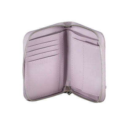 Purple Polyester Women Wallet