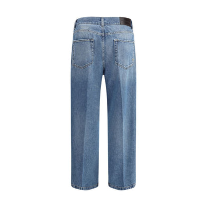 Blue Cotton Jeans Denim