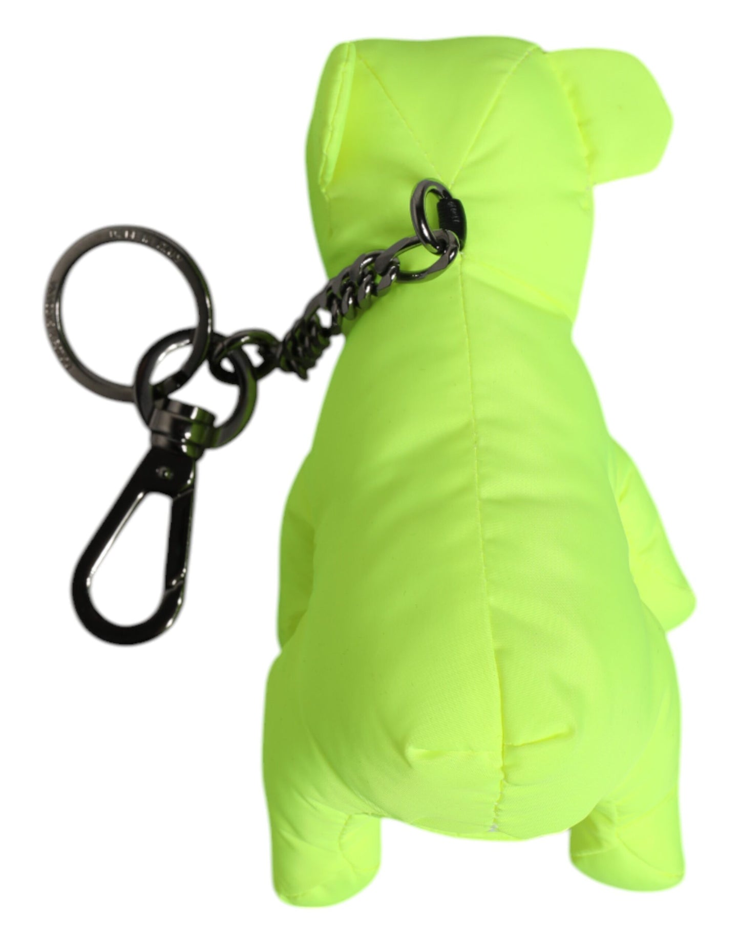 Green Bear Embroidered Logo Keychain Clasp Keyring