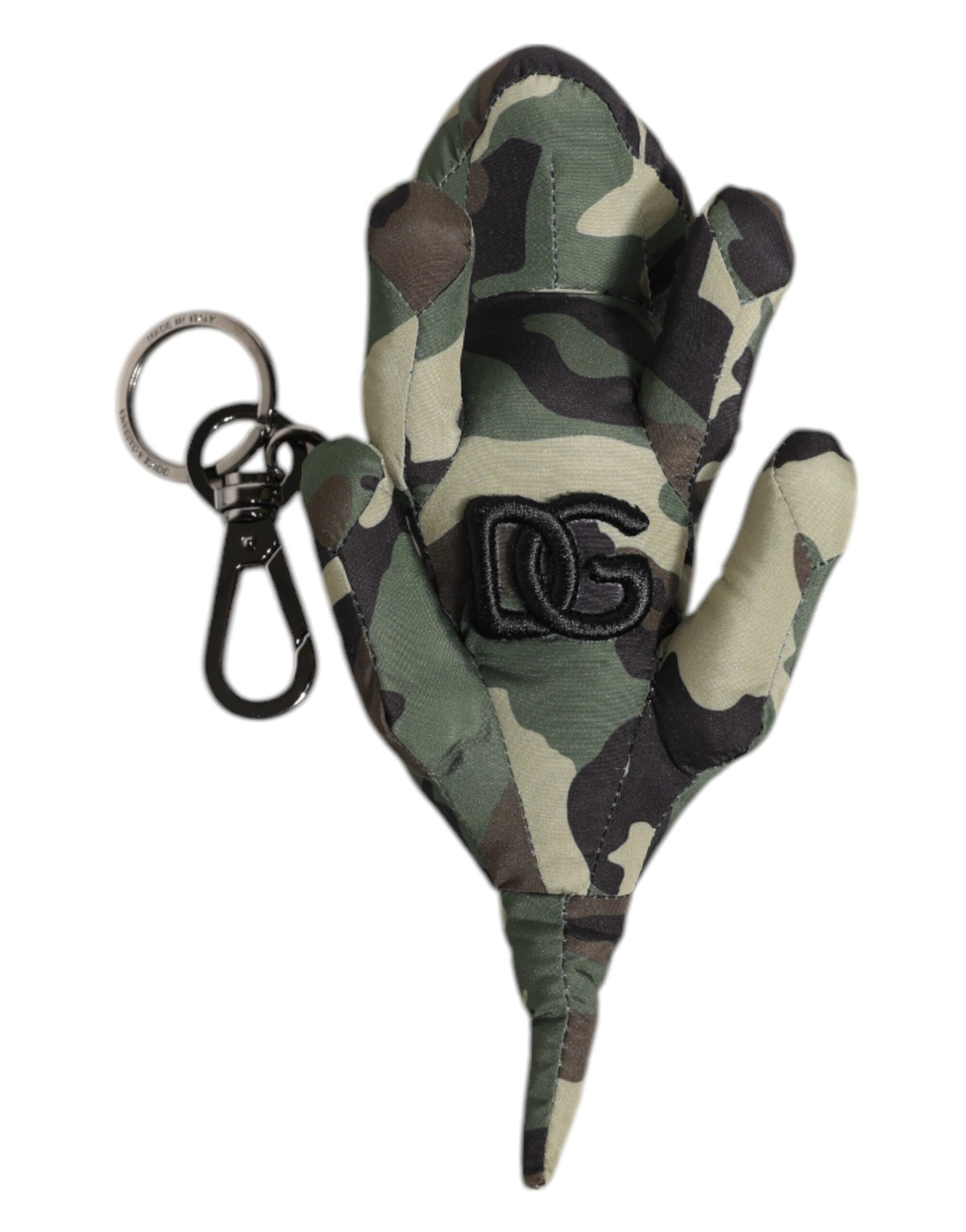 Multicolor Camouflage Animal Silhouette Keychain Keyring
