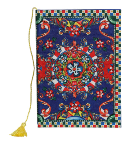 Multicolor Polyester Carretto Siciliano Print Notebook