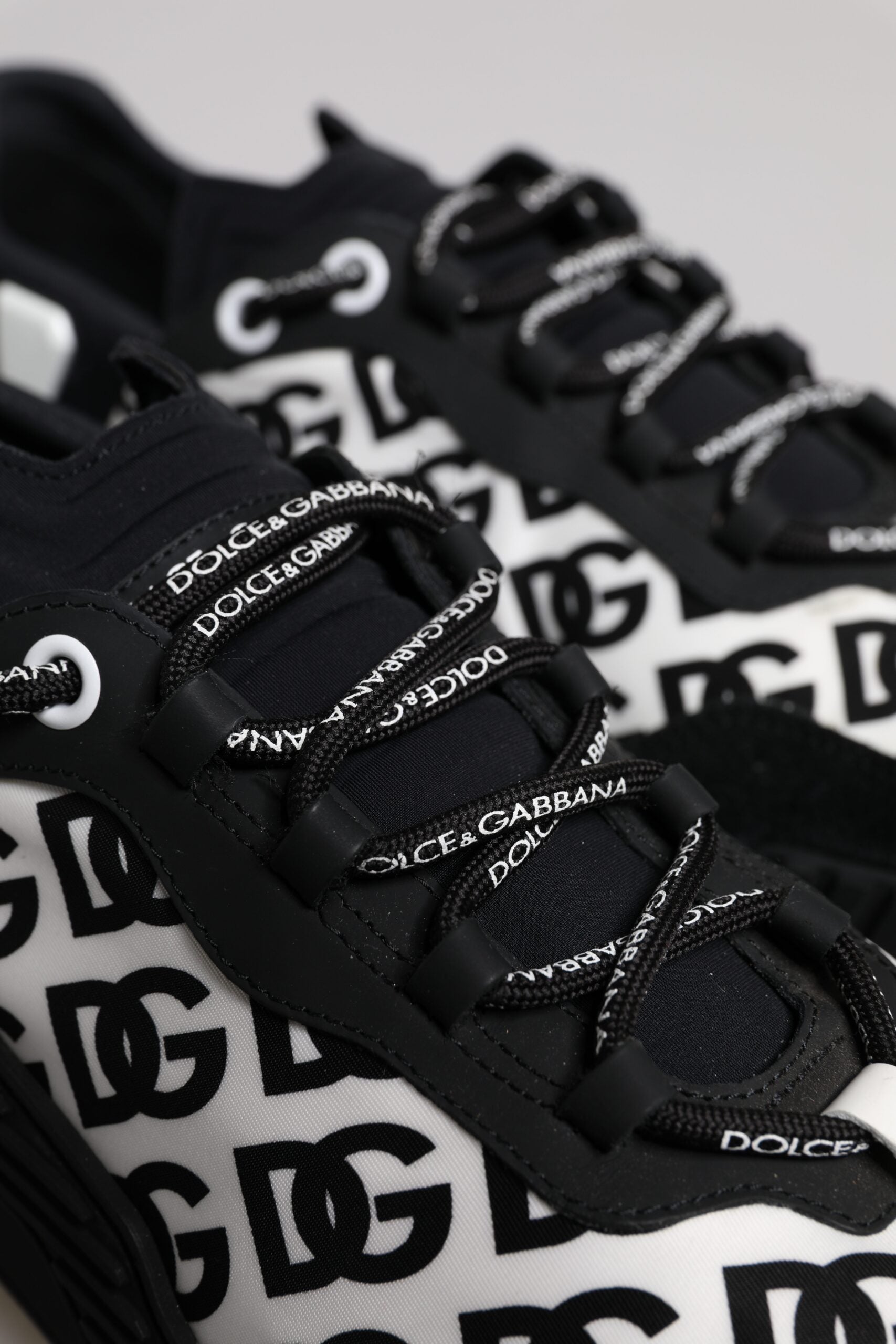 Black Logo Lace Up Low Top NS1 Sneakers Shoes