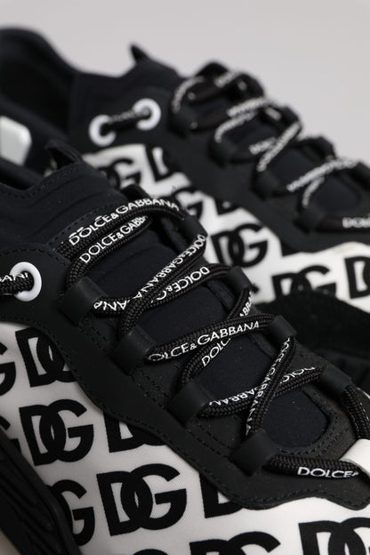 Black Logo Lace Up Low Top NS1 Sneakers Shoes