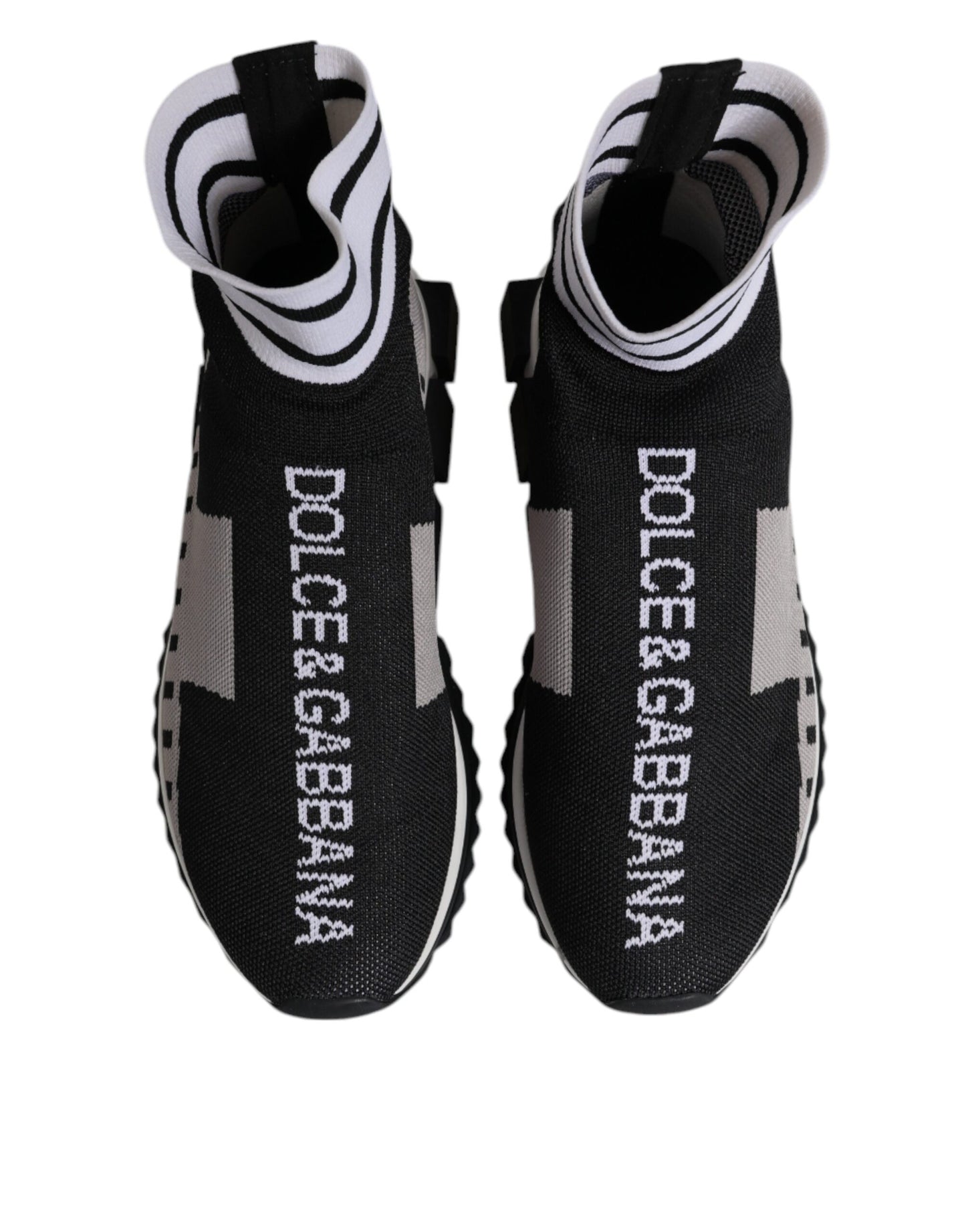 Black Gray Sorrento Socks Women Sneakers Shoes