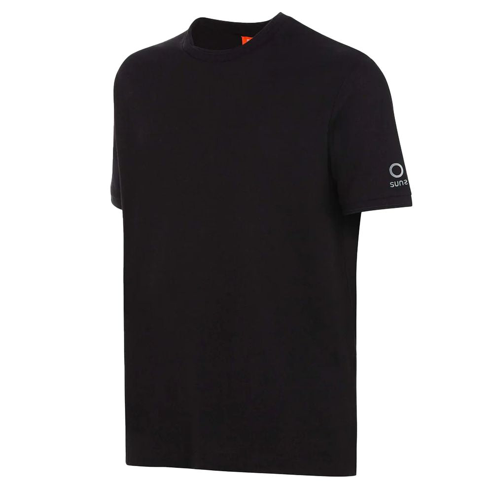 Black Cotton T-Shirt
