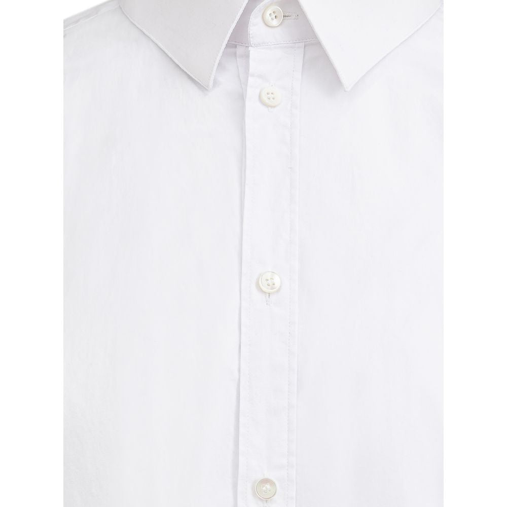 White Cotton Dress Shirt