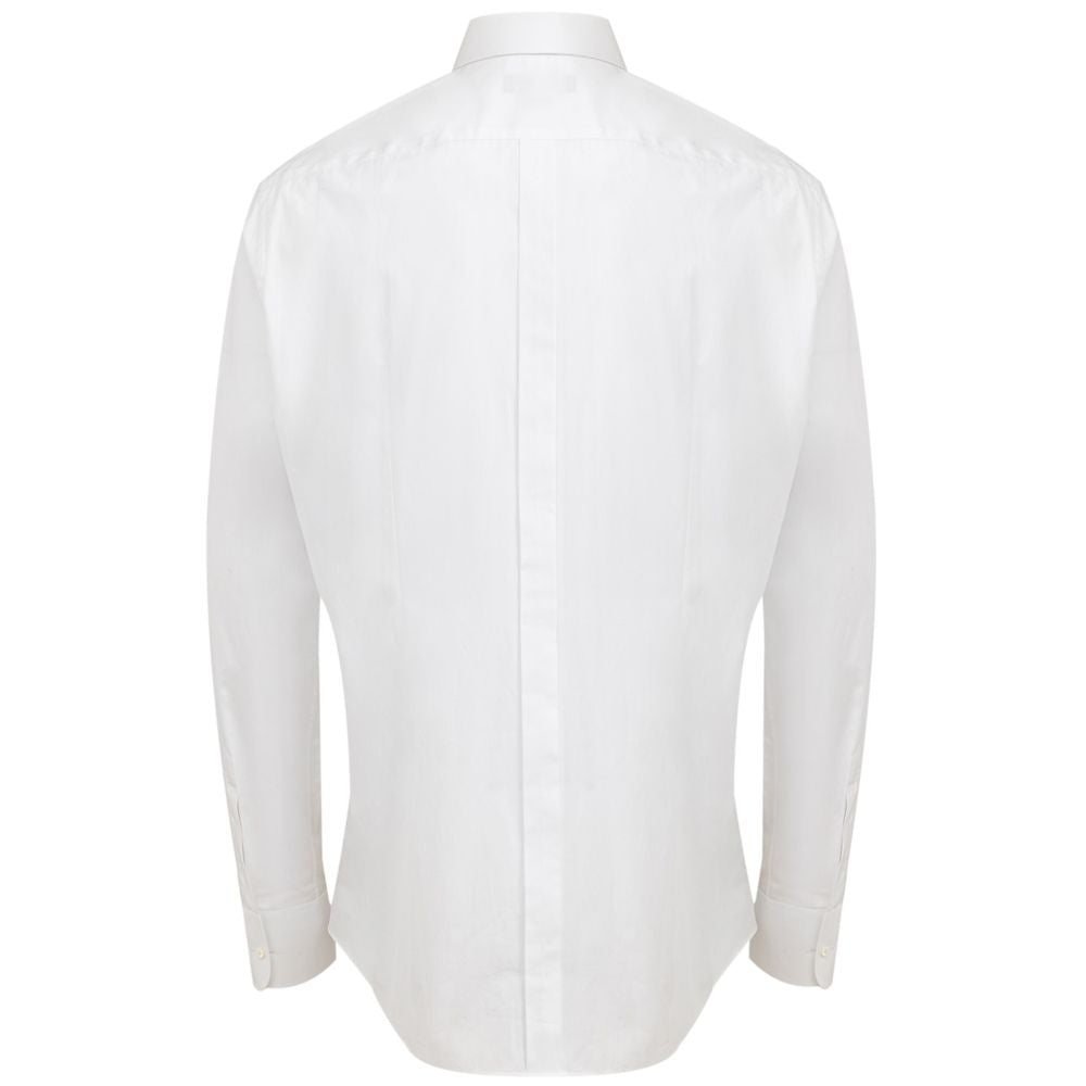 White Cotton Dress Shirt
