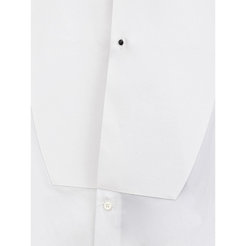 White Cotton Dress Shirt
