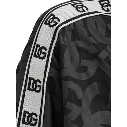 Black Polyester Shell Jacket