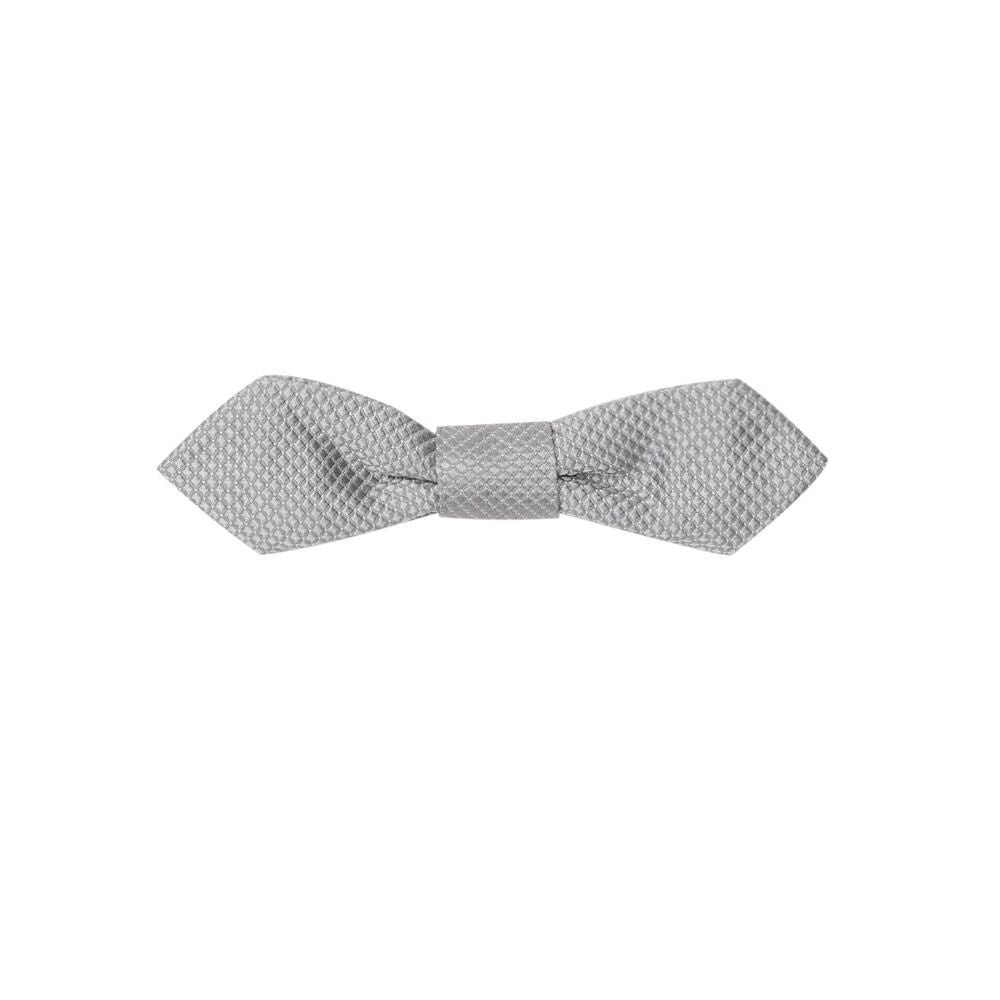 Gray Silk Bowtie