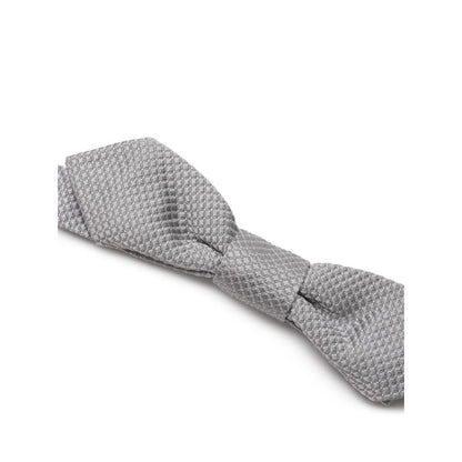 Gray Silk Bowtie