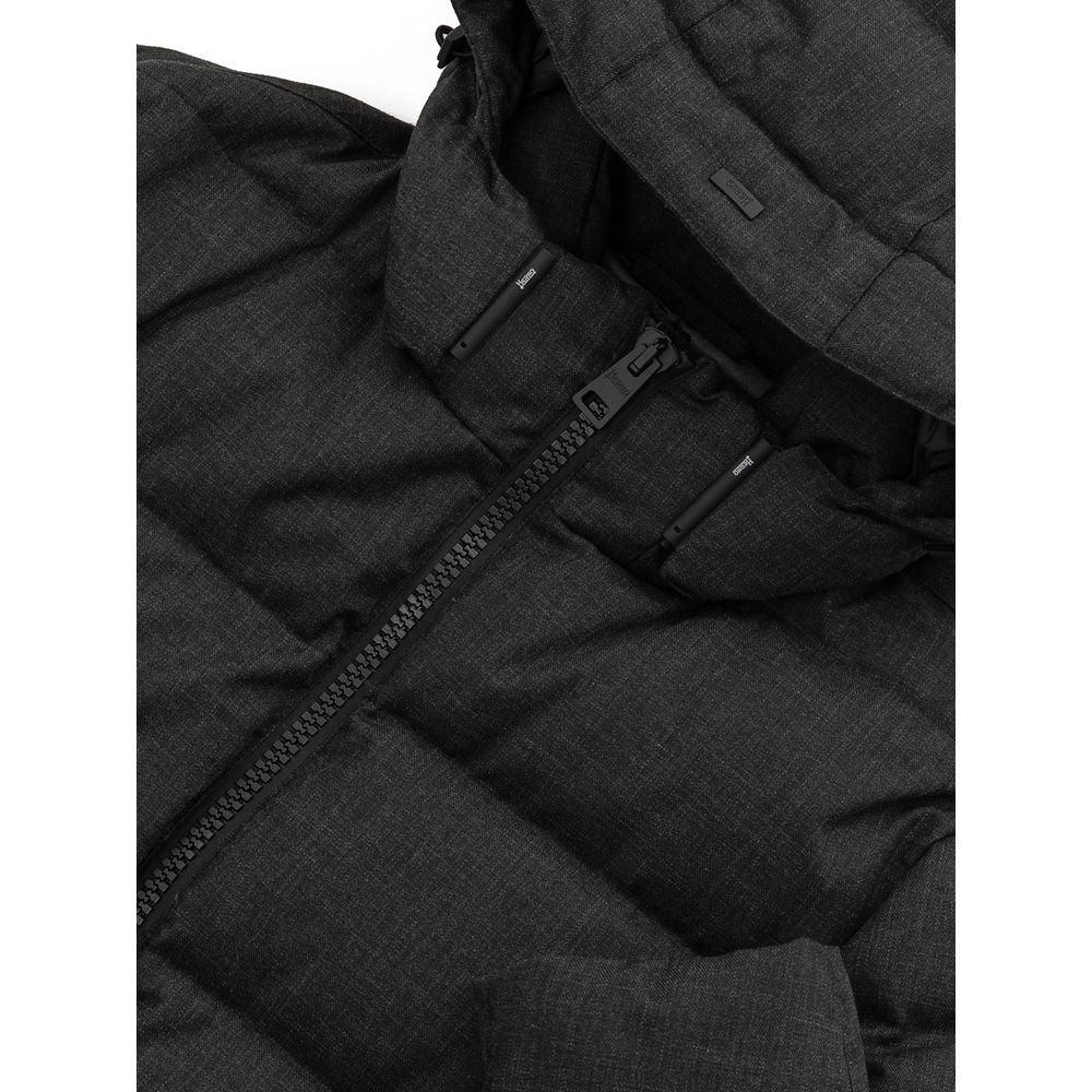 Black Polyester Coat