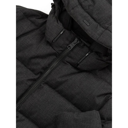 Black Polyester Coat