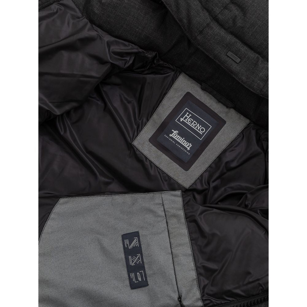 Black Polyester Coat