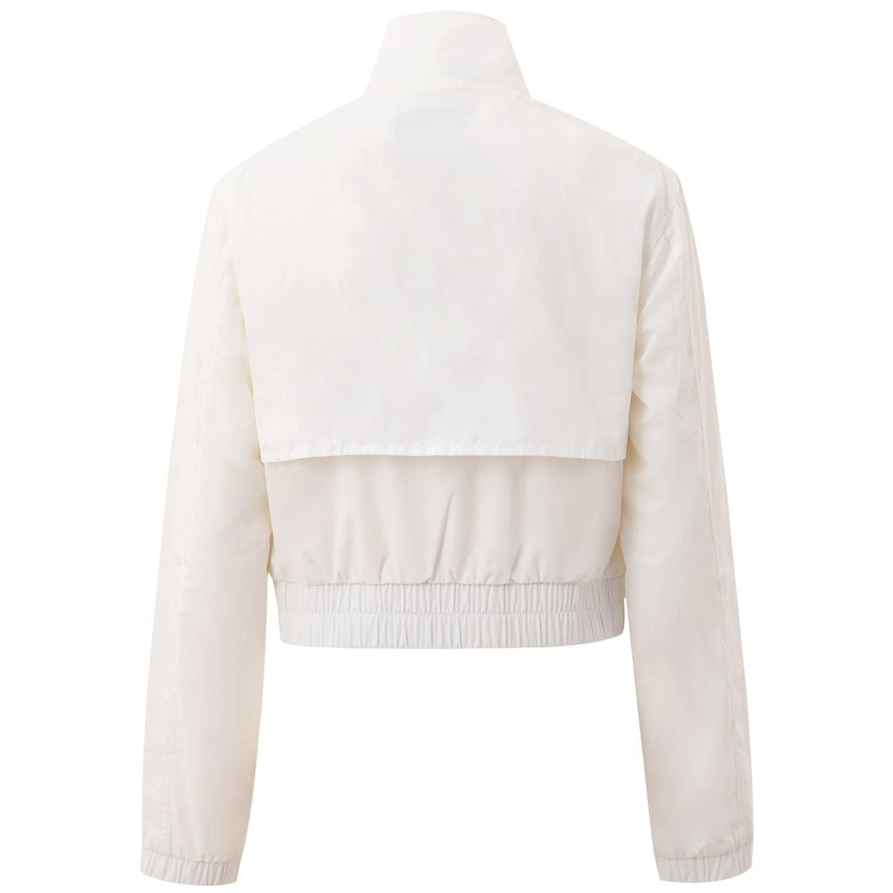 White Polyester Sweatshirt
