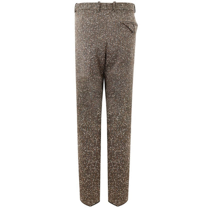 Multicolor Viscose Casual Pants