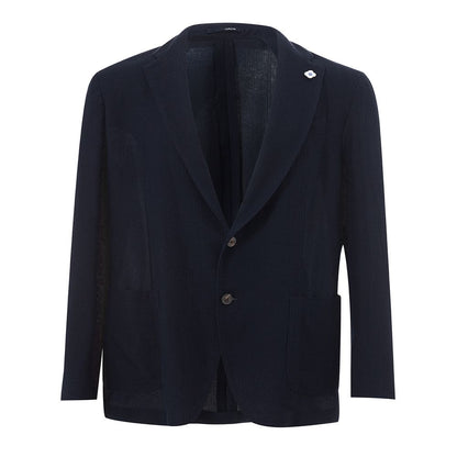 Blue Cotton Blazer