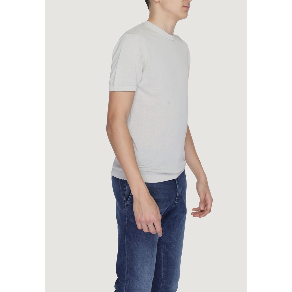 Gray Cotton T-Shirt