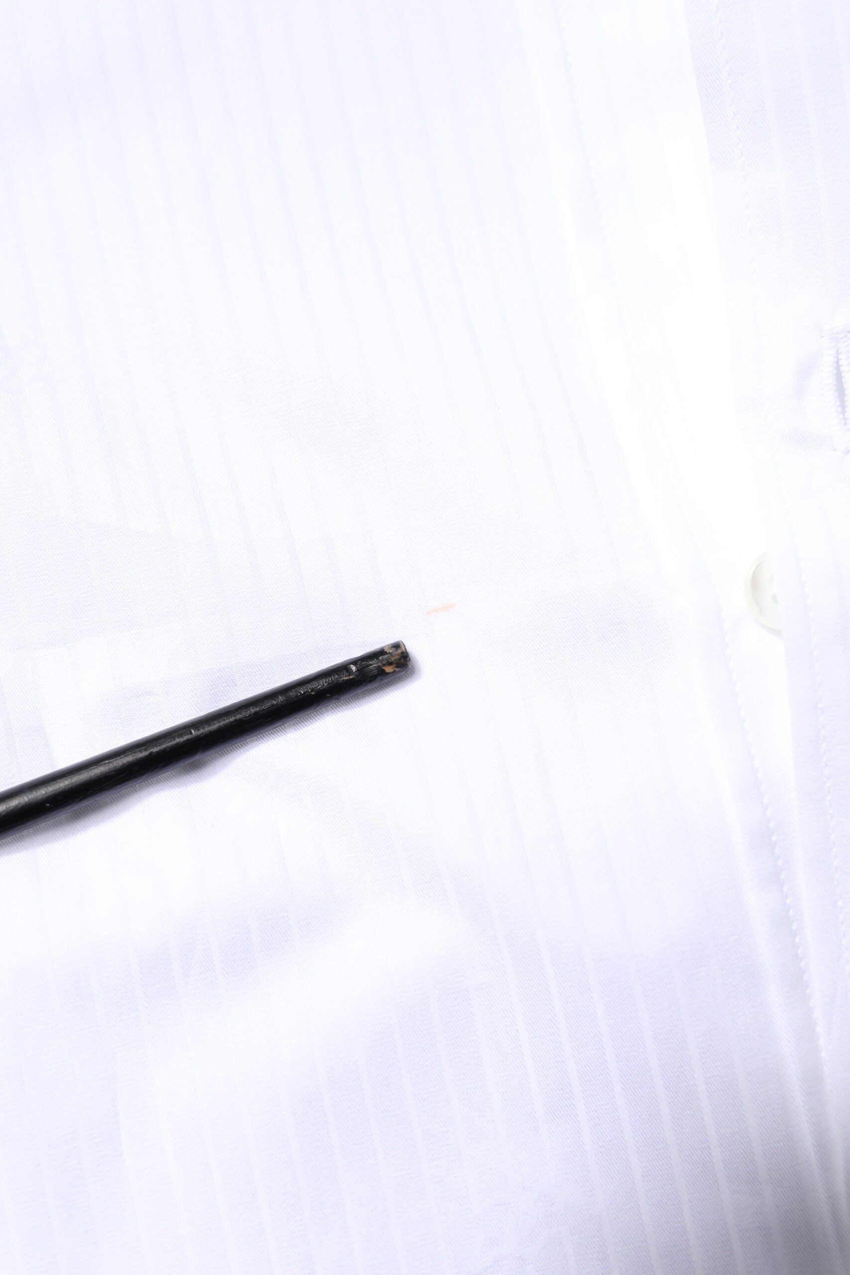 White Cotton Collared GOLD Dress Formal Shirt