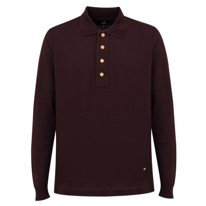 Bordeaux Cashmere Polo Shirt