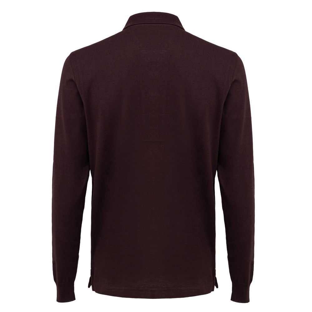 Bordeaux Cashmere Polo Shirt