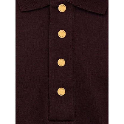 Bordeaux Cashmere Polo Shirt