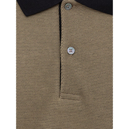 Green Cotton Polo Shirt