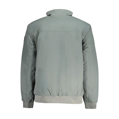 Green Polyamide Men Jacket