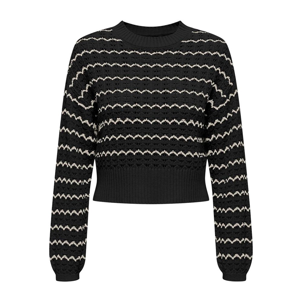 Black Cotton Sweater