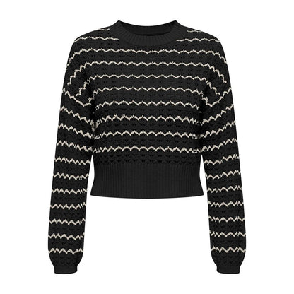 Black Cotton Sweater