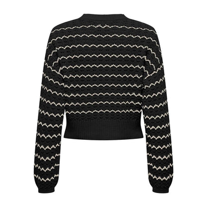 Black Cotton Sweater
