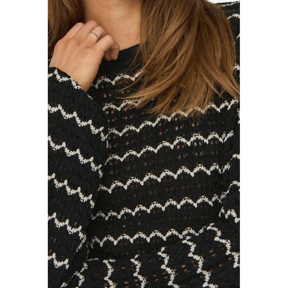 Black Cotton Sweater