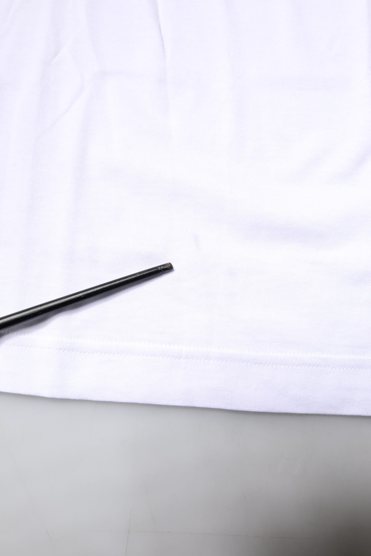 White #DGFAMILY Cotton Embroidery T-shirt