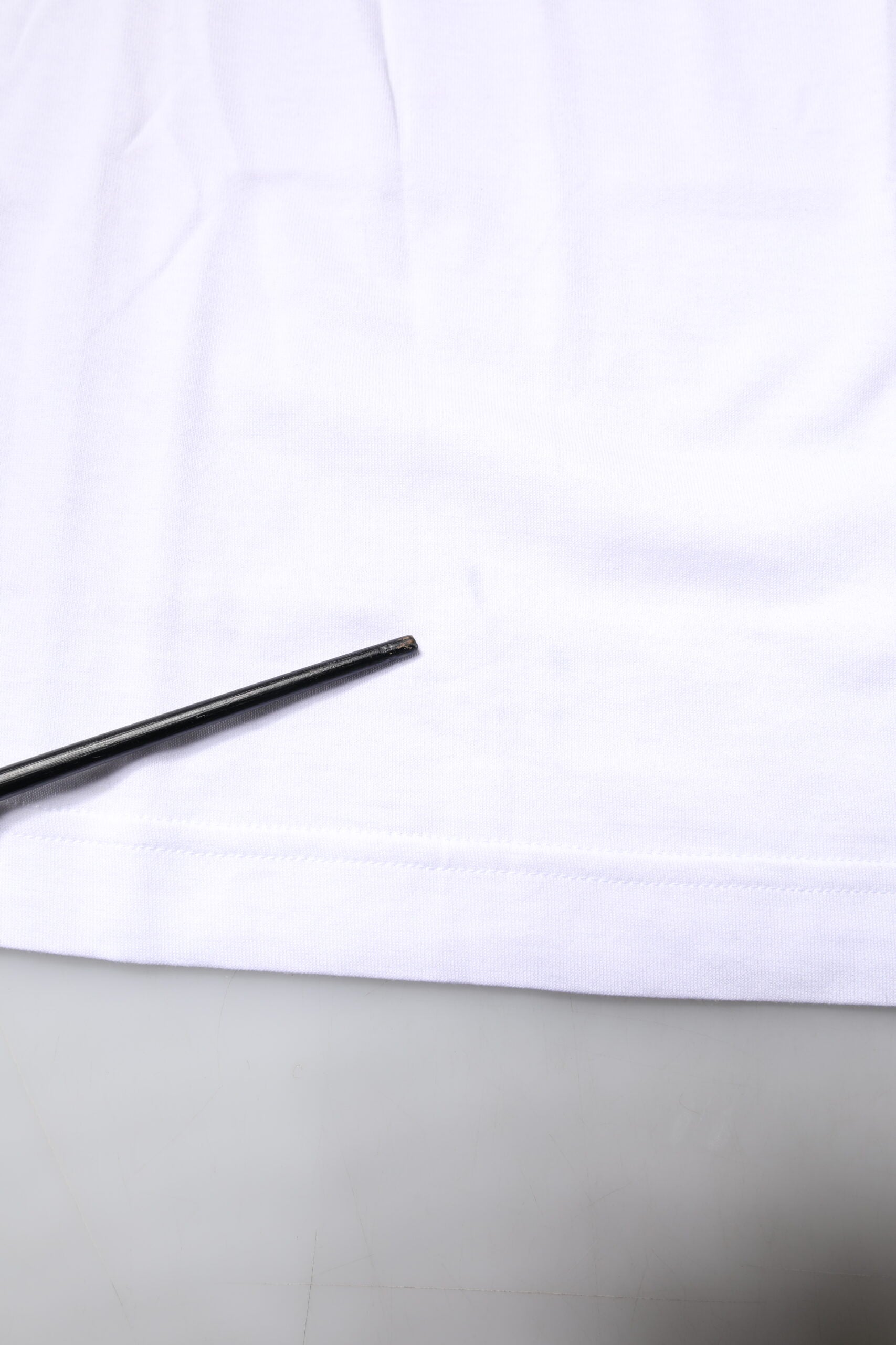 White #DGFAMILY Cotton Embroidery T-shirt